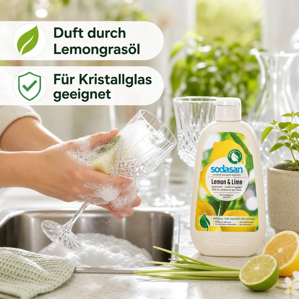 SODASAN Spülmittel Lemon & Lime 500ml