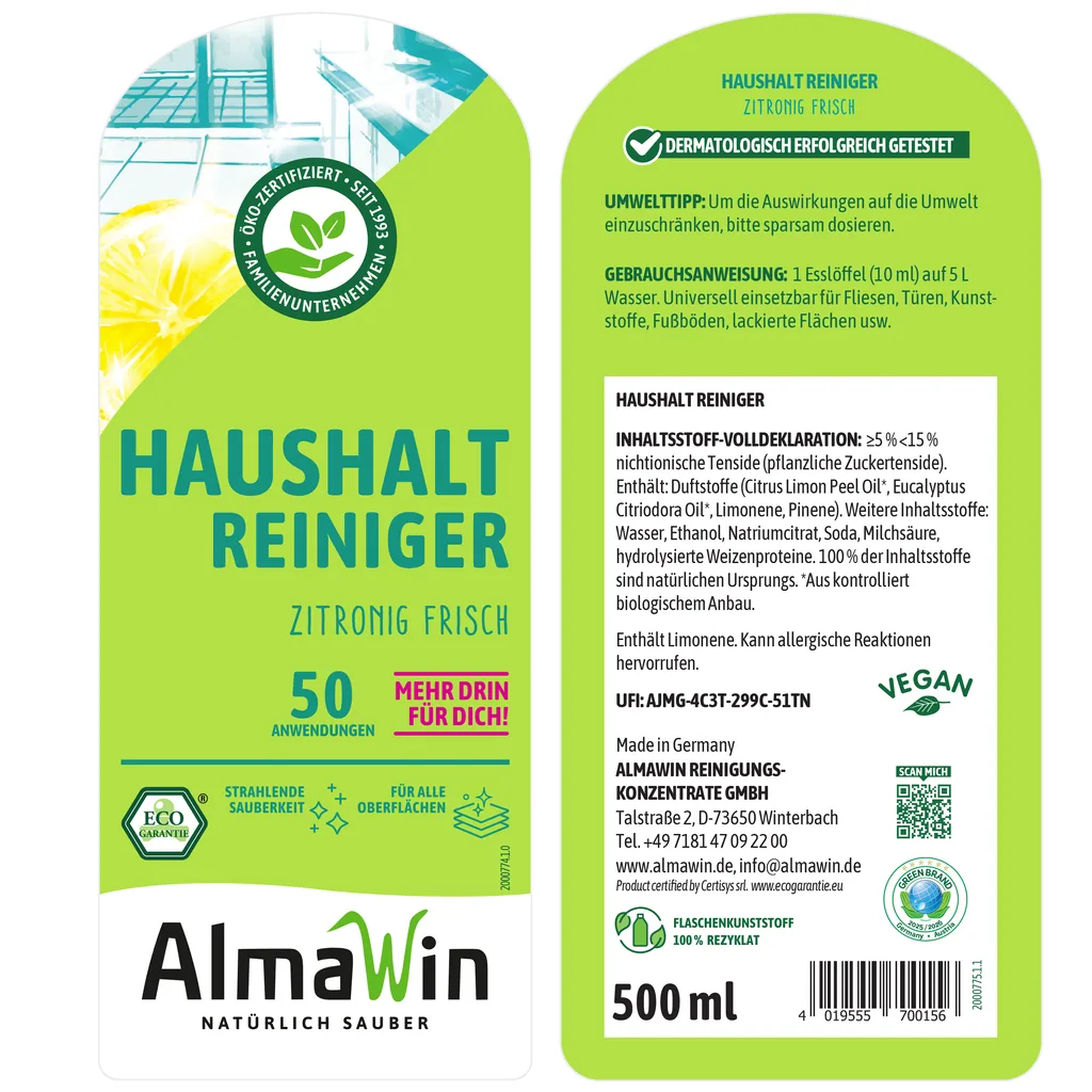 ALMAWIN Haushaltsreiniger 500ml
