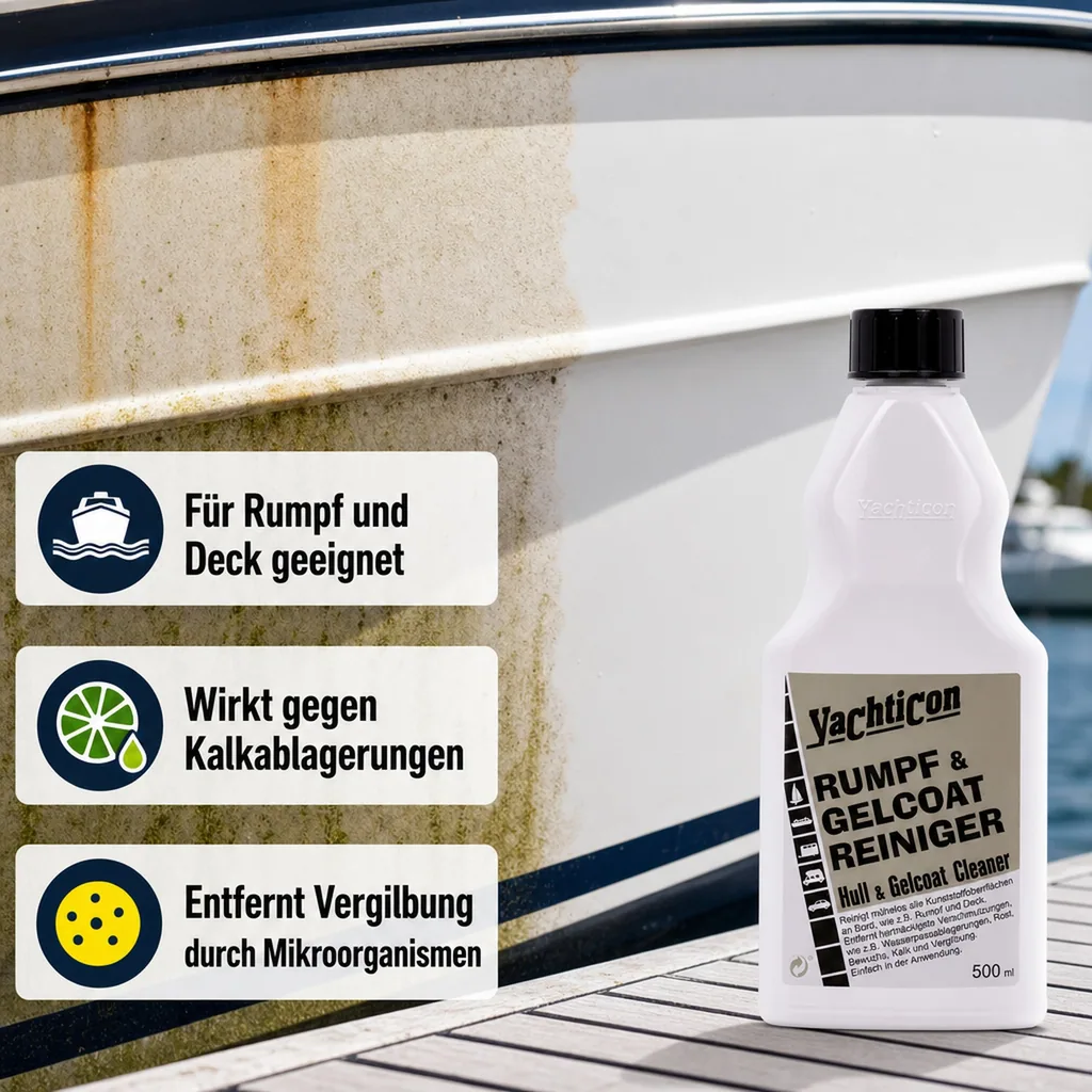 YACHTICON Rumpf- und Gelcoat Reiniger 500ml