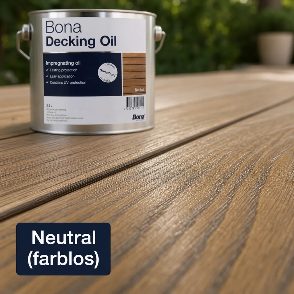 BONA Decking Oil 2,5 Liter Neutral Terrassenöl