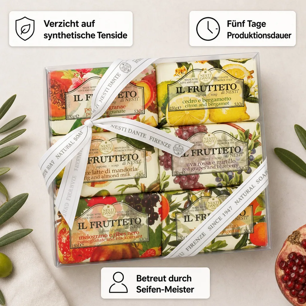 NESTI DANTE Il Frutteto Soap SET 6 x 150 g