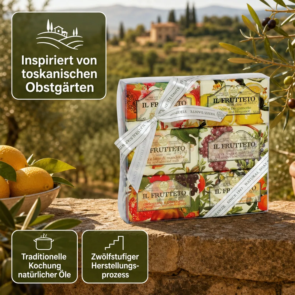 NESTI DANTE Il Frutteto Soap SET 6 x 150 g