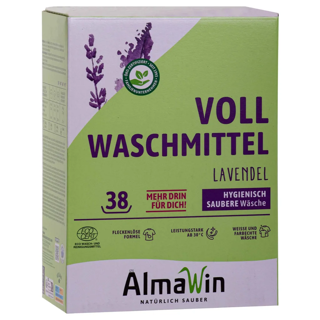 ALMAWIN Vollwaschmittel 2kg 36 Waschgänge
