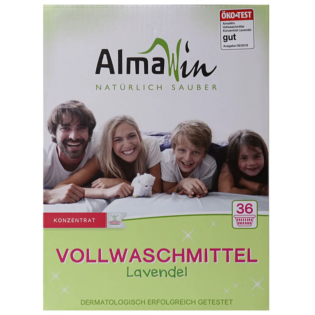 ALMAWIN Vollwaschmittel 2kg 36 Waschgänge