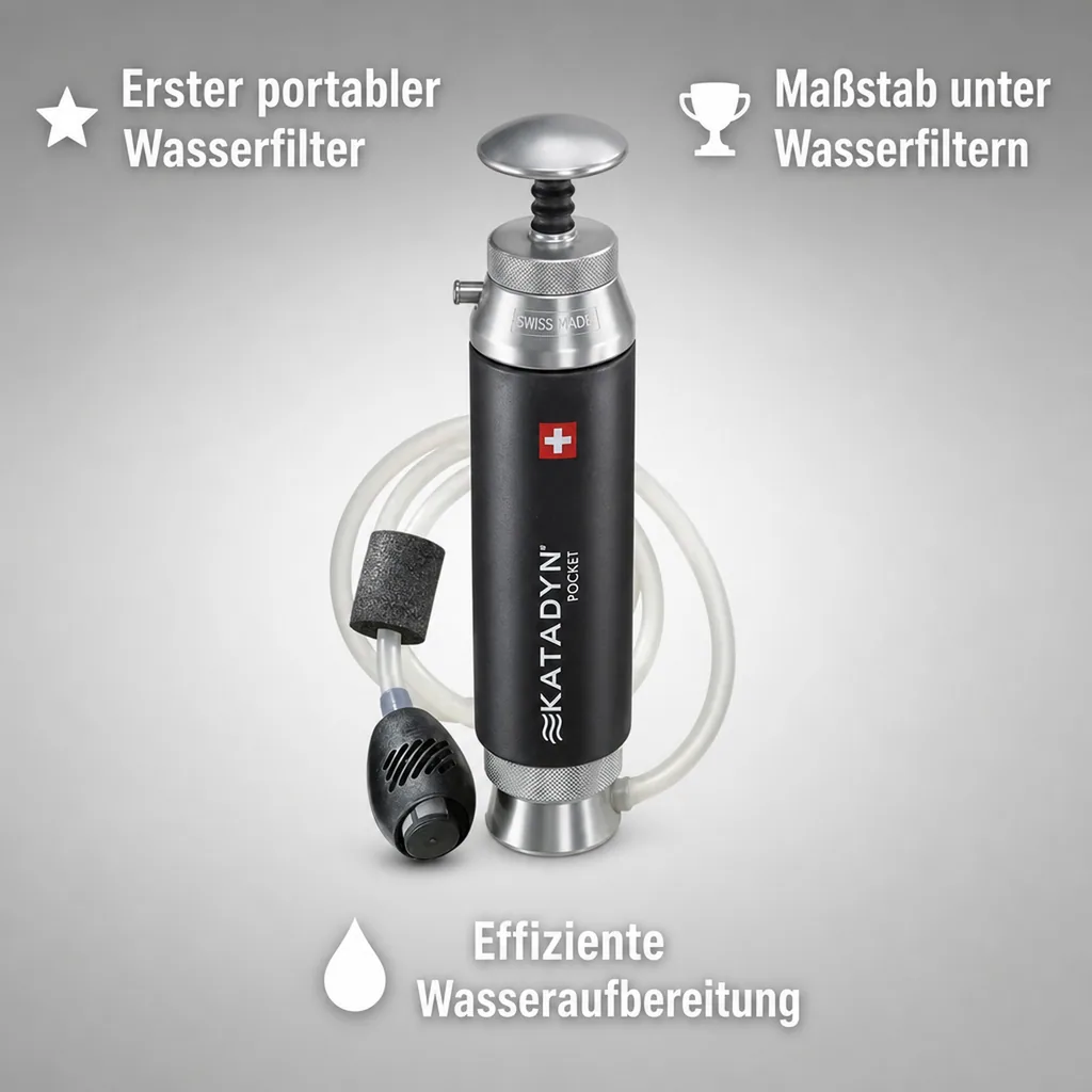 KATADYN Pocket Filter Trinkwasserfilter für unterwegs