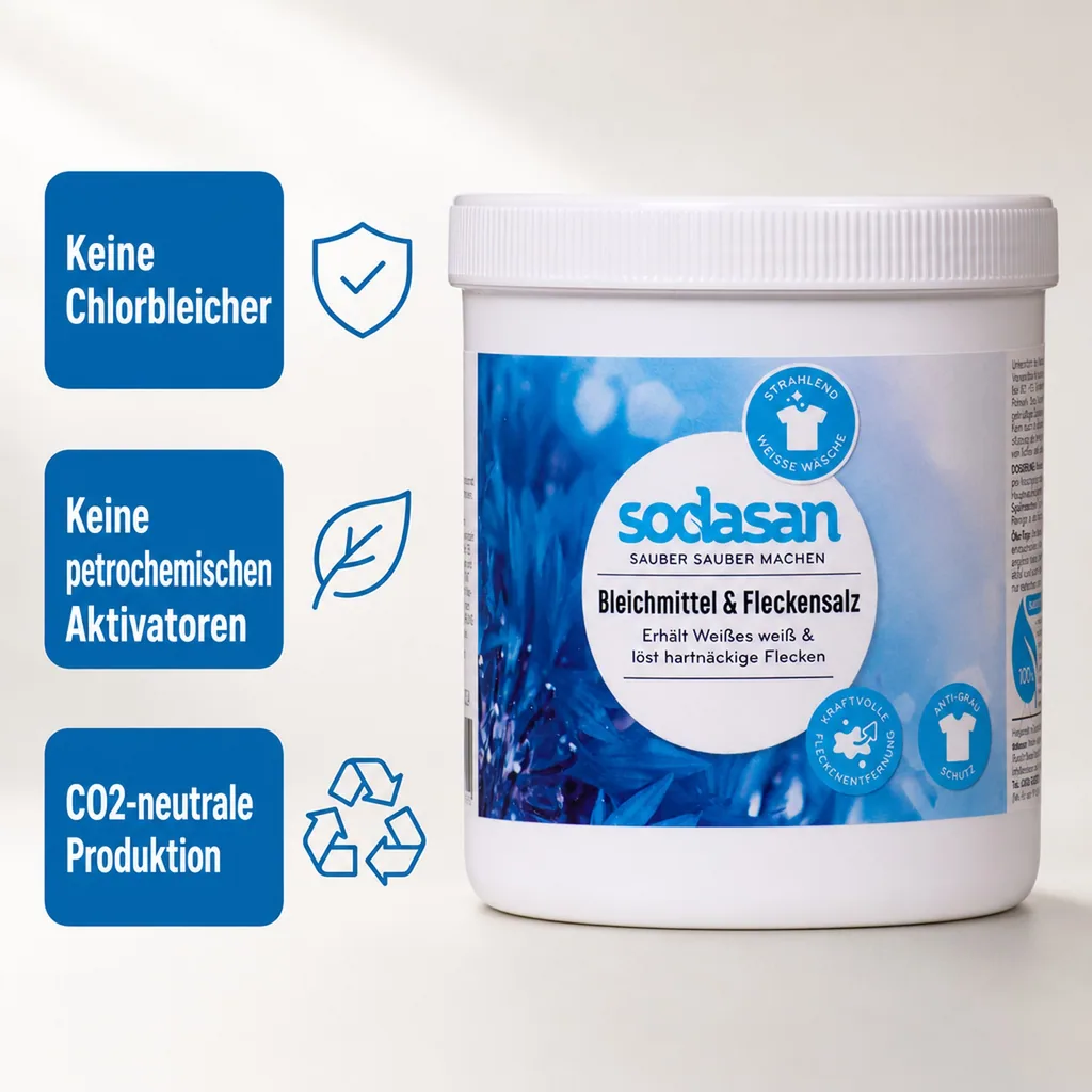 SODASAN Bleichmittel & Fleckensalz 500 g Dose