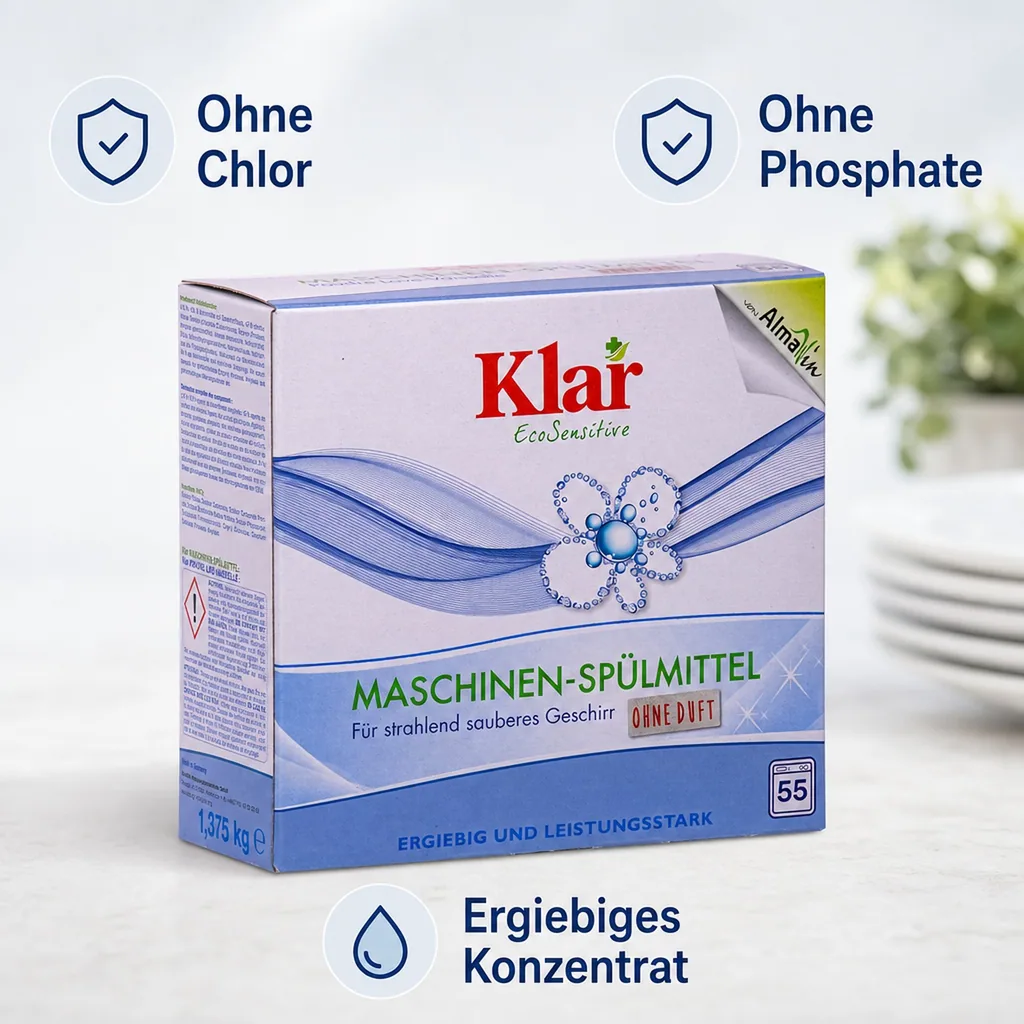KLAR Maschinenspülmittel 1,375 kg ohne Duft