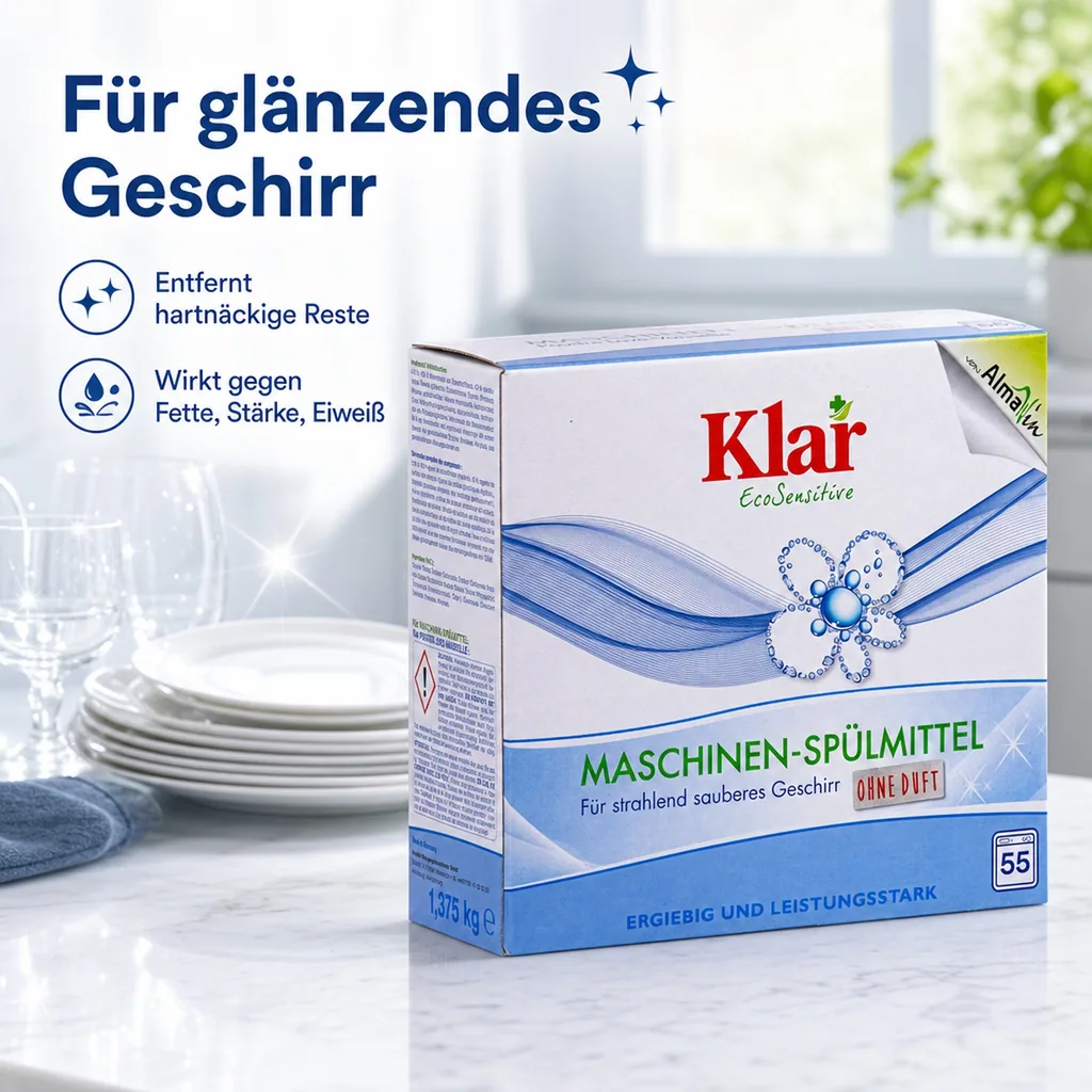 KLAR Maschinenspülmittel 1,375 kg ohne Duft