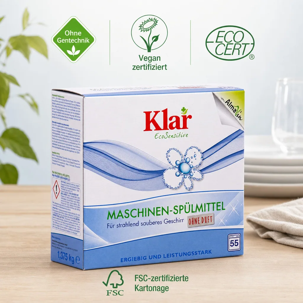 KLAR Maschinenspülmittel 1,375 kg ohne Duft