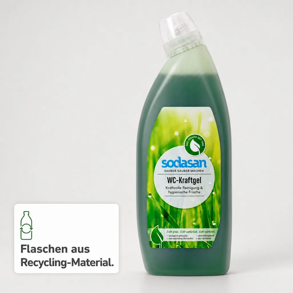 SODASAN WC Reiniger Kraftgel 750 ml in der Schräghalsflasche