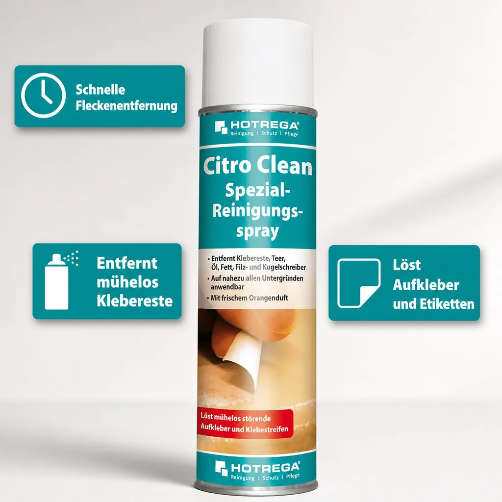 HOTREGA Citro Clean Spezial-Reinigungsspray 500 ml Spraydose
