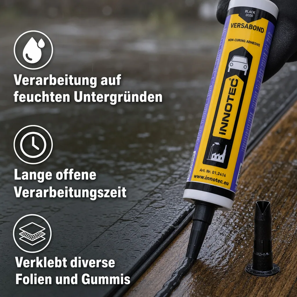 INNOTEC Versabond schwarz 310 ml abtupfbare Dichtmasse