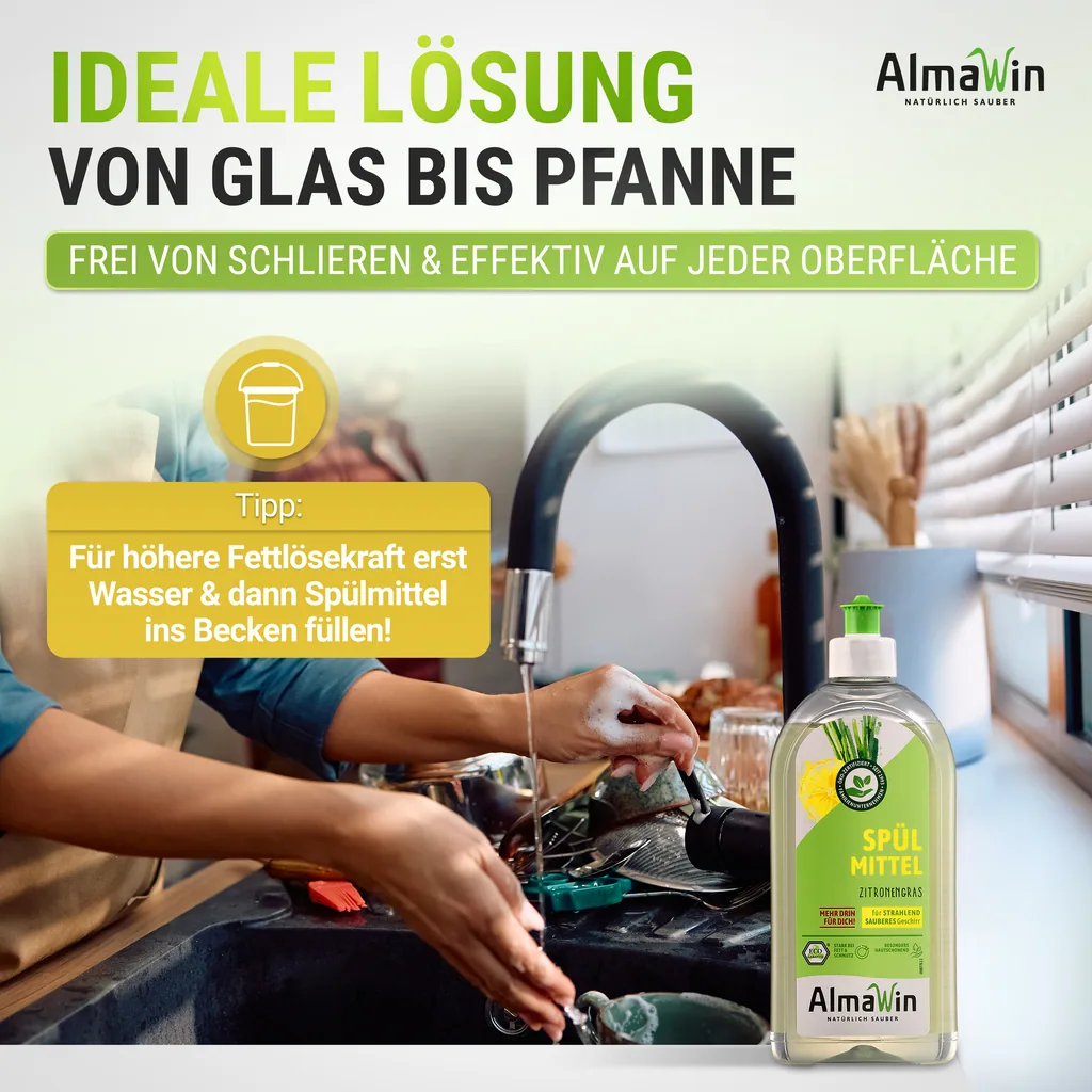ALMAWIN Spülmittel Zitronengras 500ml