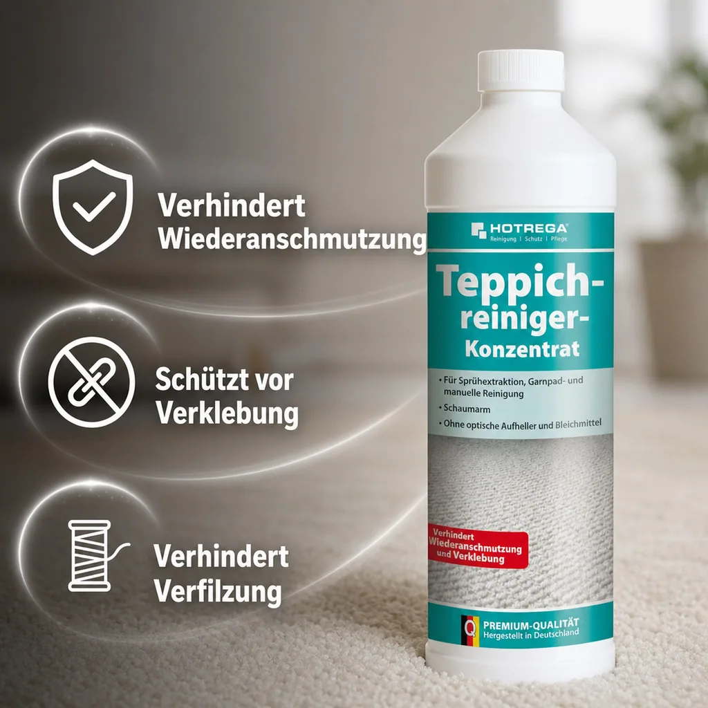 HOTREGA Teppichreiniger 1 Liter Konzentrat
