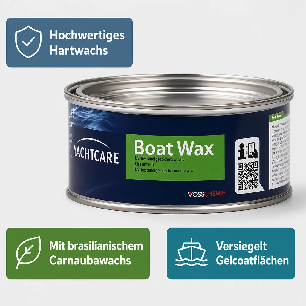 YACHTCARE Boat Wax 200g Dose Wachspolitur mit Carnaubawachs