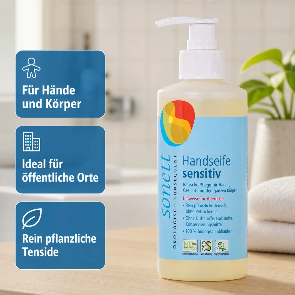 SONETT Handseife sensitiv 300ml Spender