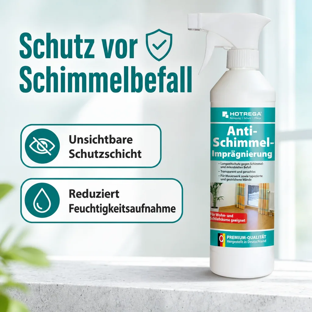 HOTREGA Anti Schimmel Imprägnierung 500 ml Sprühflasche
