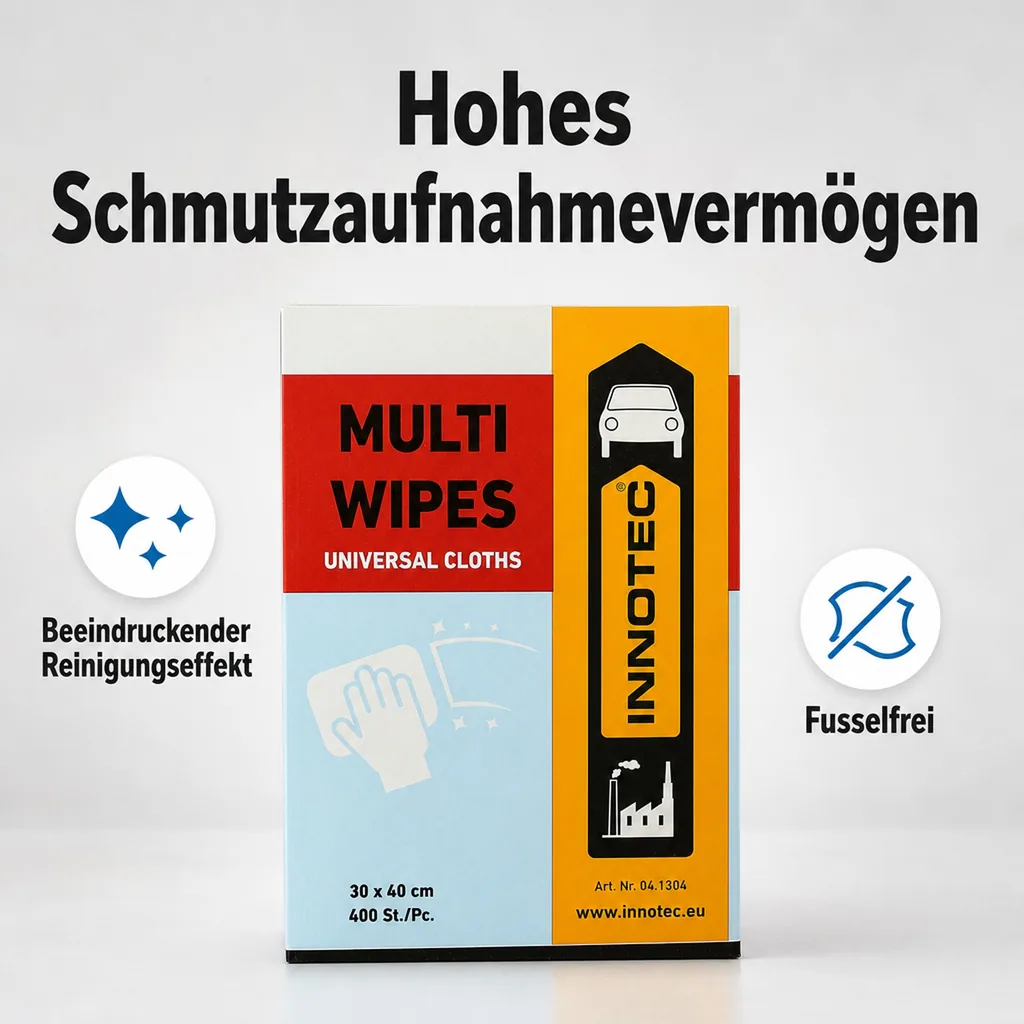 INNOTEC Multi Wipes Poliertücher Inhalt 400 Tücher