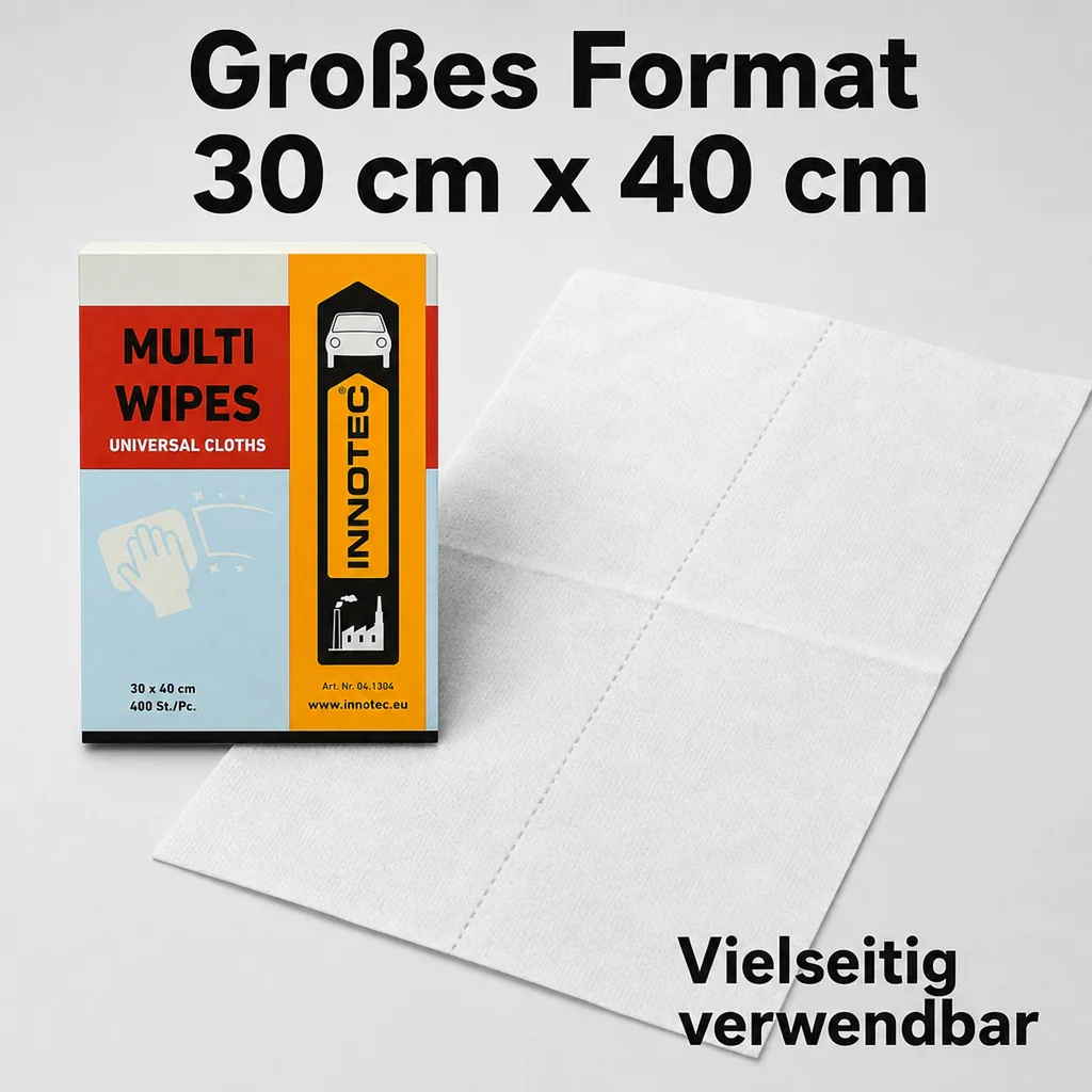 INNOTEC Multi Wipes Poliertücher Inhalt 400 Tücher