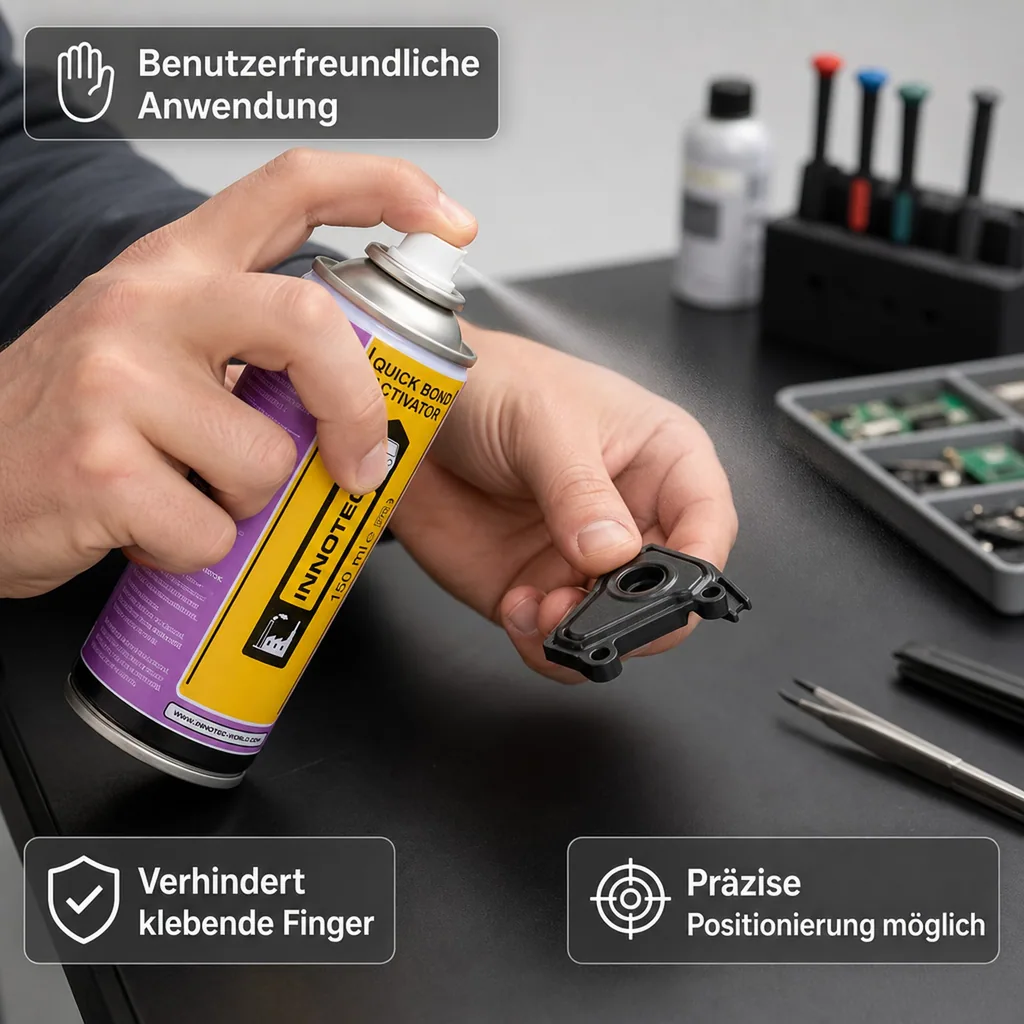 INNOTEC Quick Bond Activator 150 ml Sekundenkleber Beschleuniger