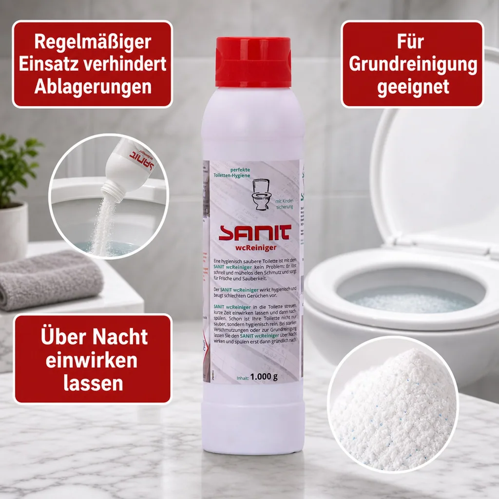 SANIT WC Reiniger Pulver 1 kg