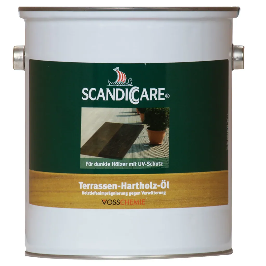 SC SCANDICCARE Terrassen Hartholz Öl in verschiedenen Größengebinde