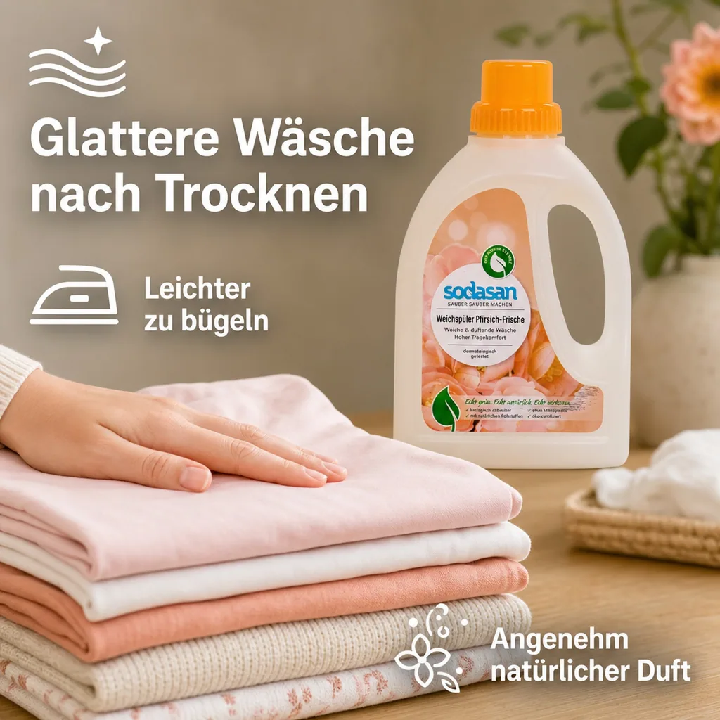 SODASAN Weichspüler Pfirsich Frische 750ml