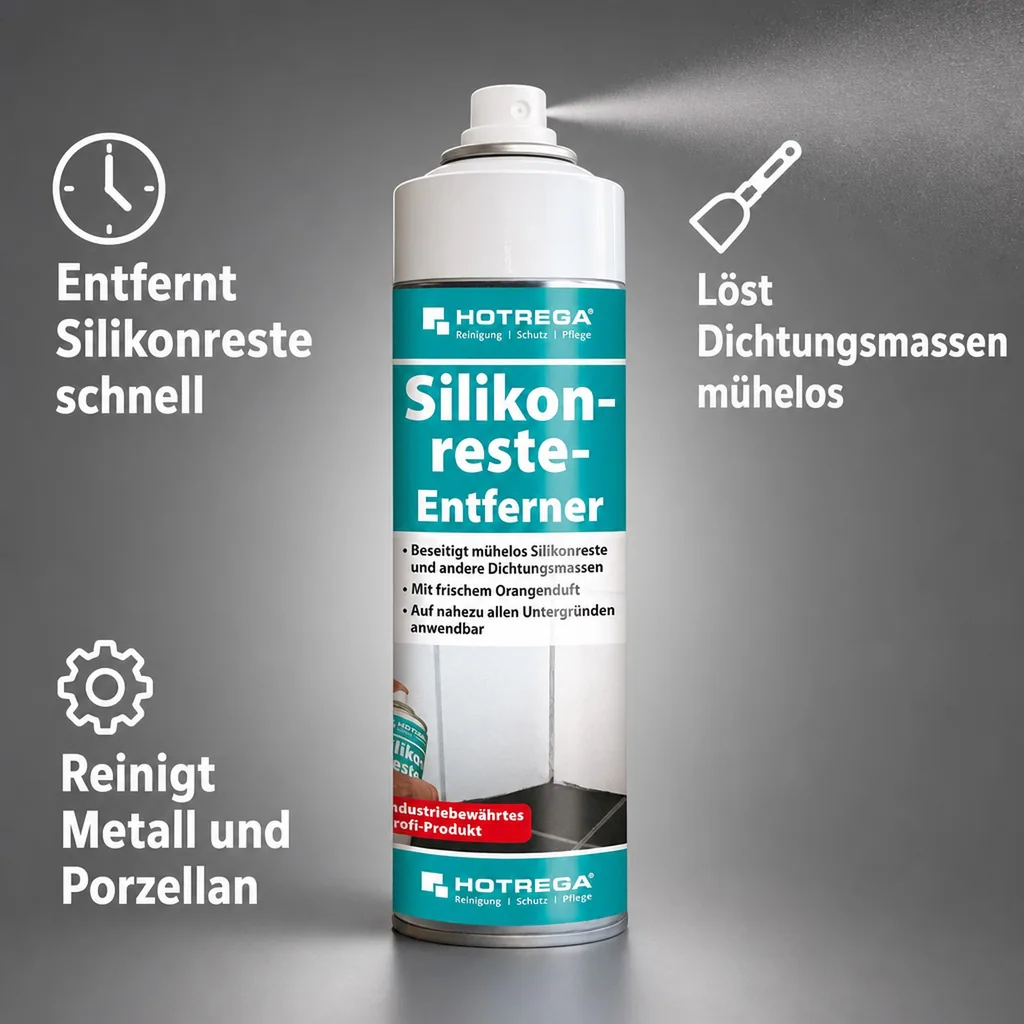 HOTREGA Silikonreste Entferner 300 ml Spraydose