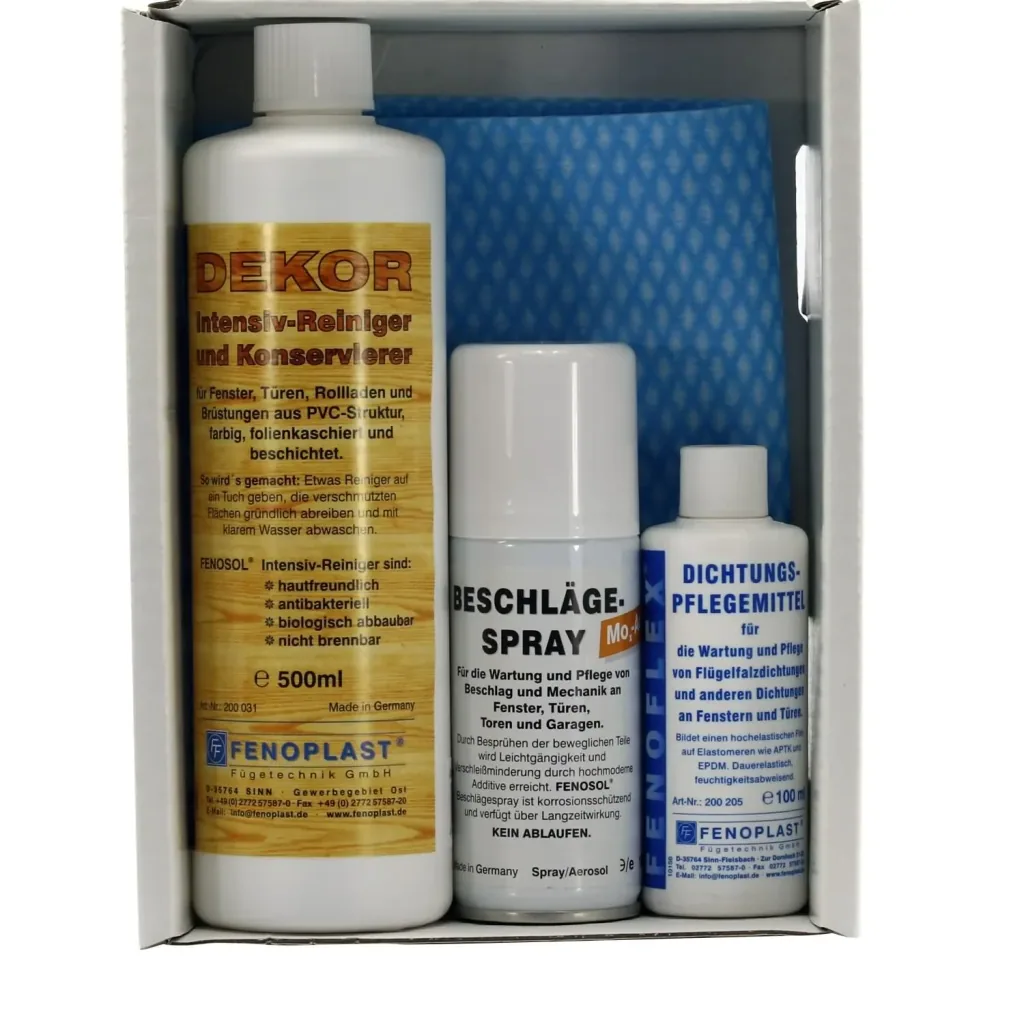 FENOPLAST Fenosol Pflege-Set für farbige Profile MAXI