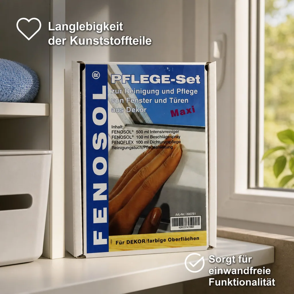 FENOPLAST Fenosol Pflege-Set für farbige Profile MAXI
