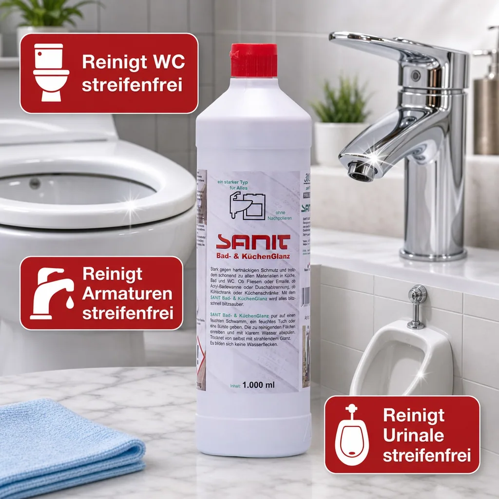 SANIT Bad- & Küchenglanz 1 Liter
