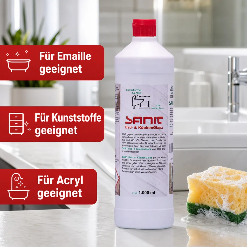 SANIT Bad- & Küchenglanz 1 Liter