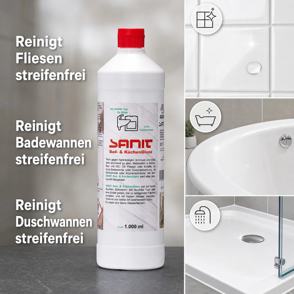 SANIT Bad- & Küchenglanz 1 Liter