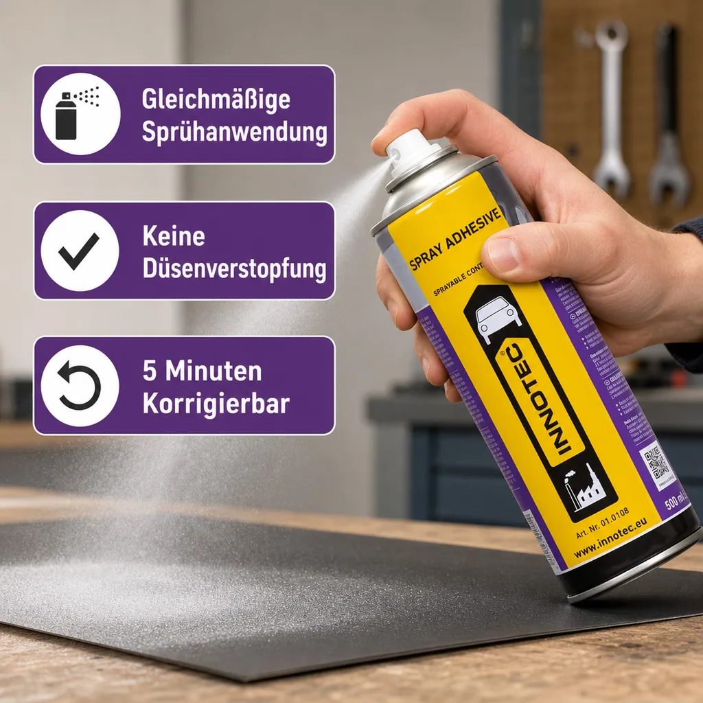 INNOTEC Adhesive Spray 500 ml Transparenter Sprühkleber