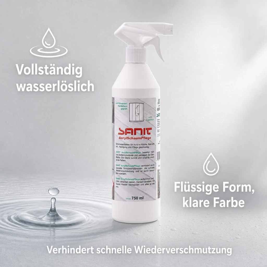 SANIT Acrylschaumpflege 750 ml