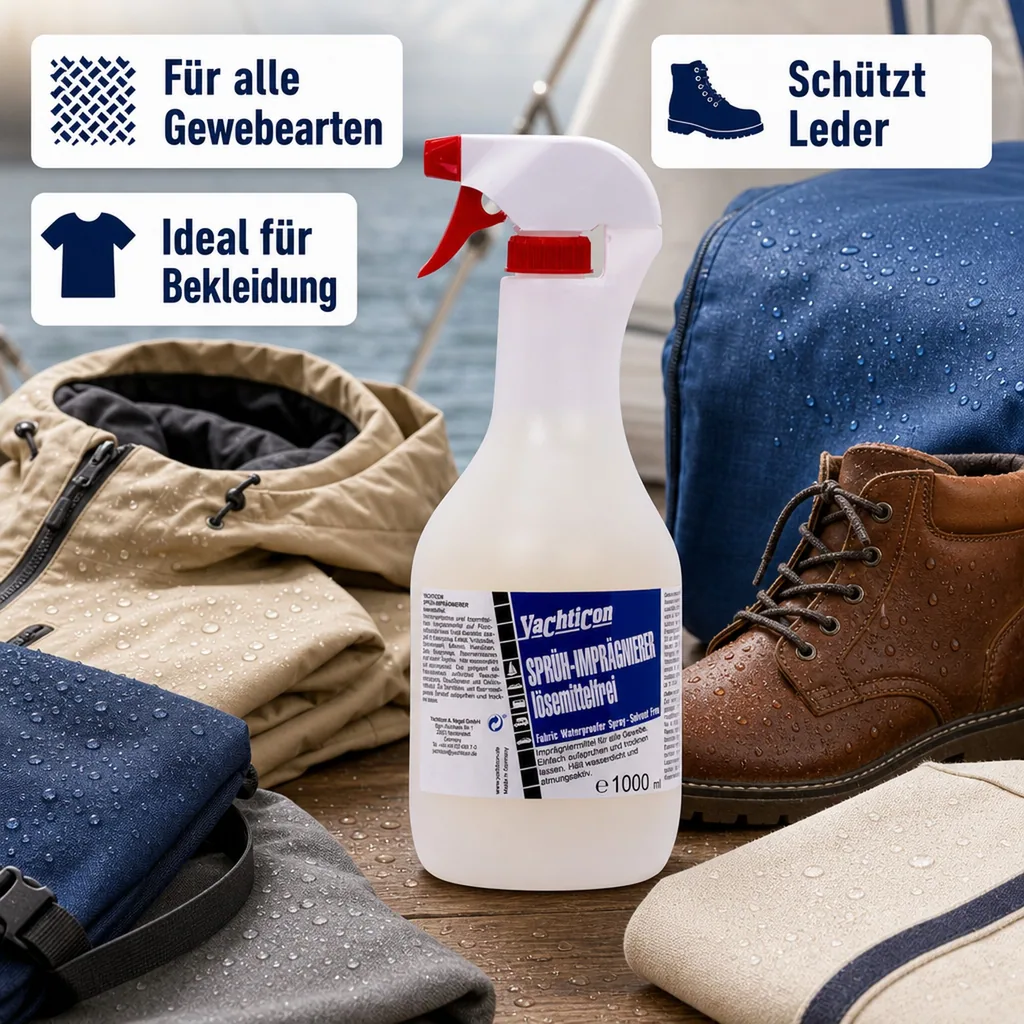 YACHTICON Sprühimprägnierer 1000 ml lösemittelfrei