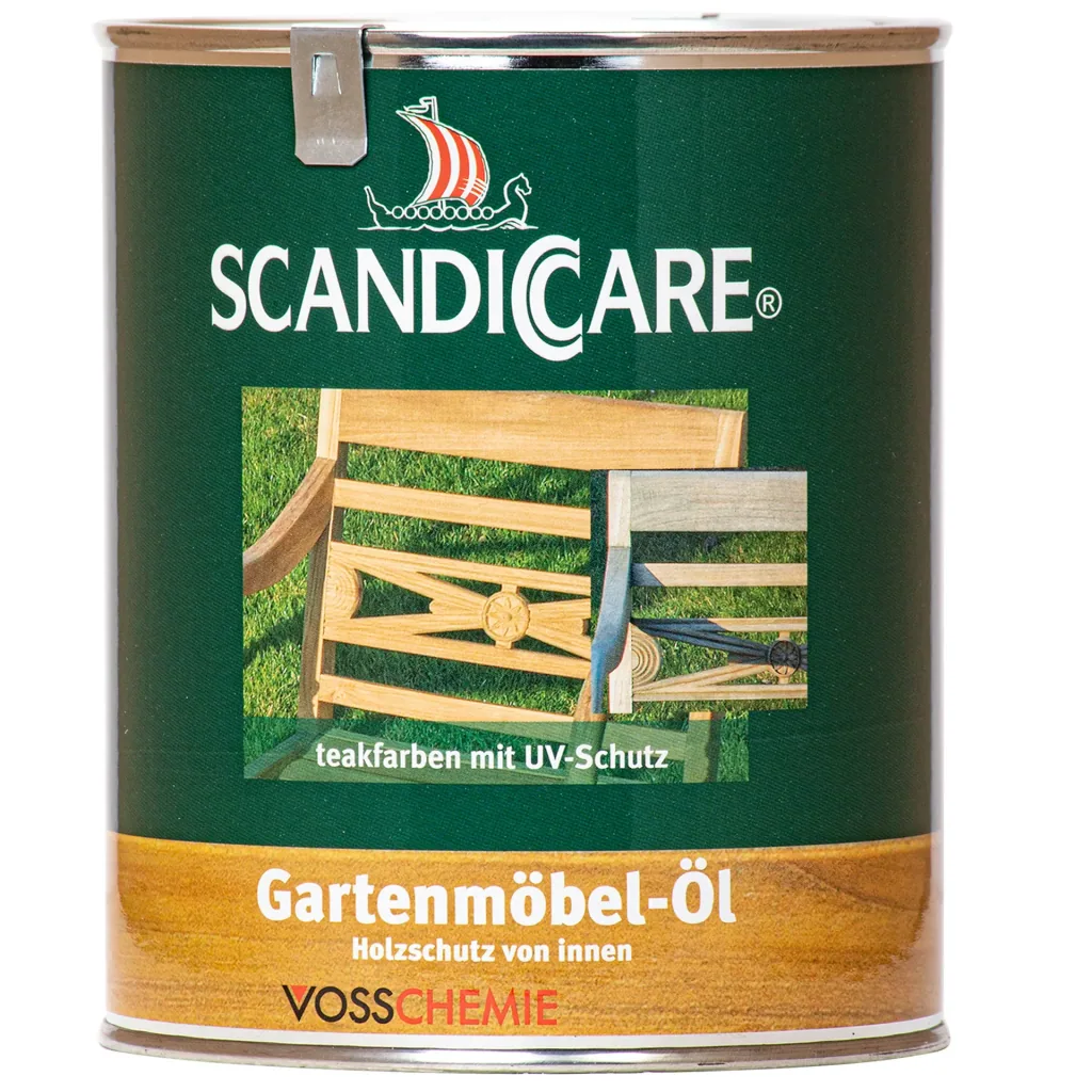 SC SCANDICCARE Gartenmöbelöl mit UV-Schutz in verschiedenen Größengebinde
