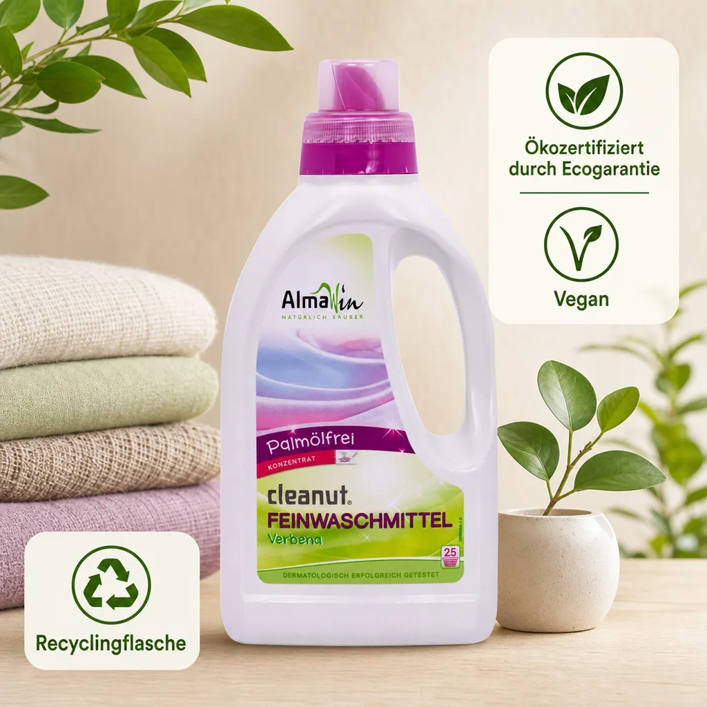 ALMAWIN Cleanut 750 ml Waschmittel für Feines und Buntes