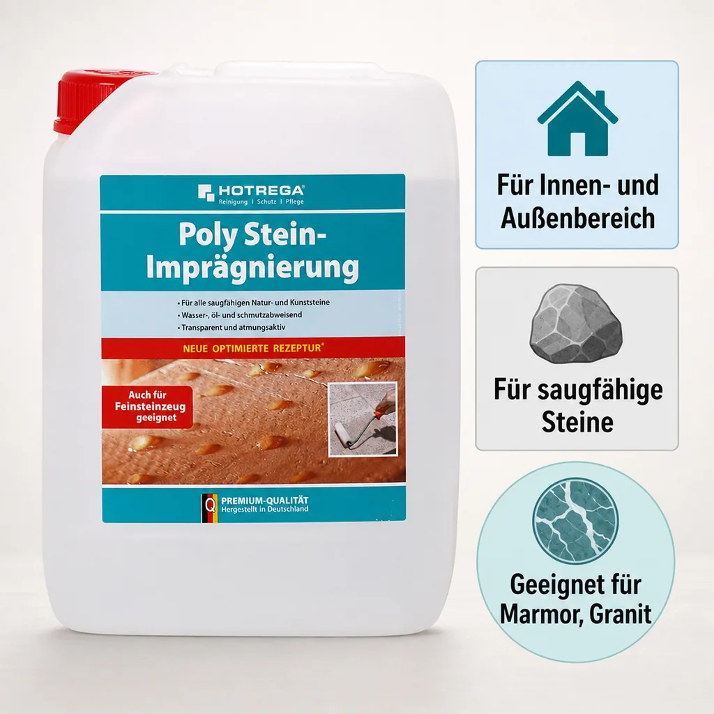 HOTREGA Poly Stein Imprägnierung 5 Liter