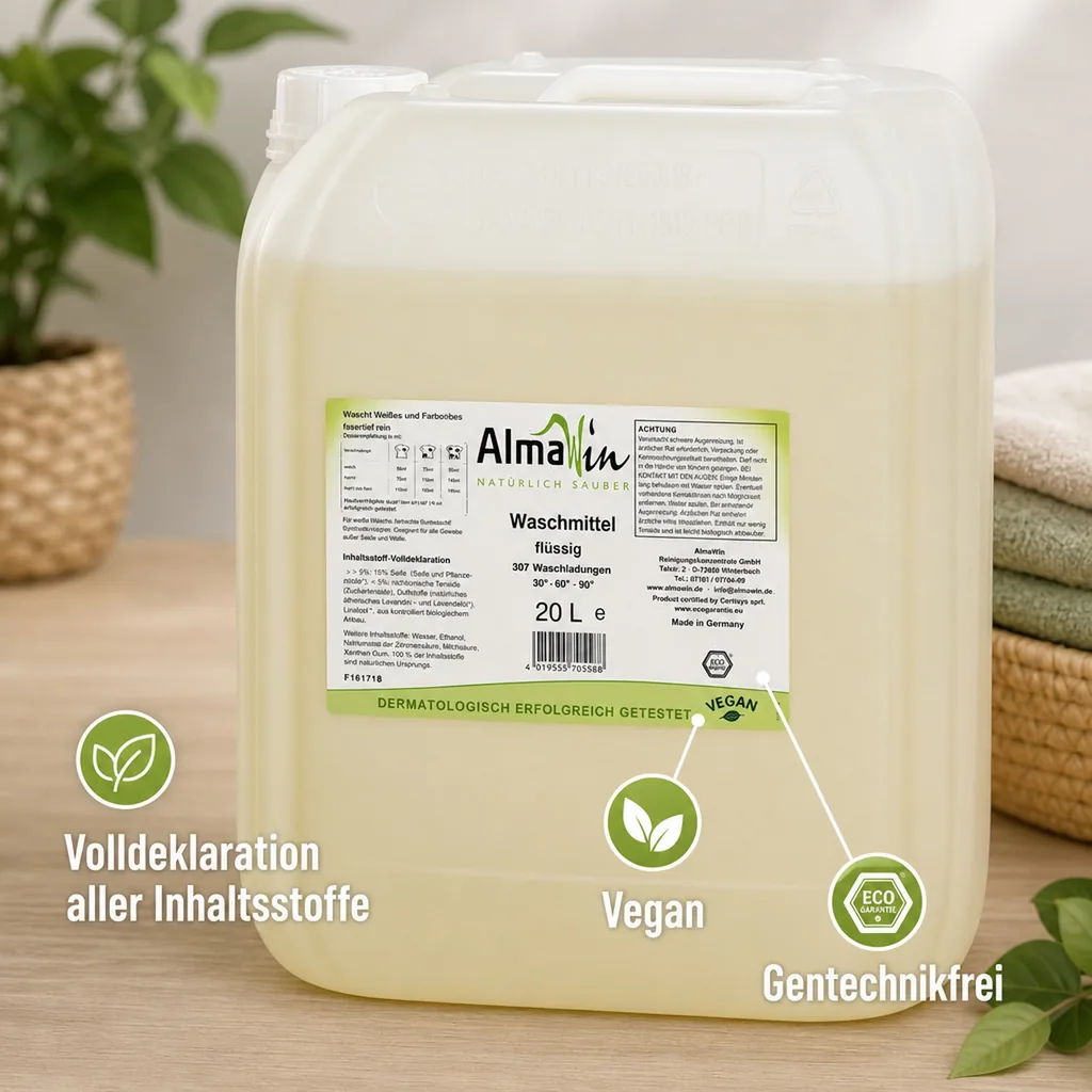 ALMAWIN Waschmittel flüssig 20 Liter