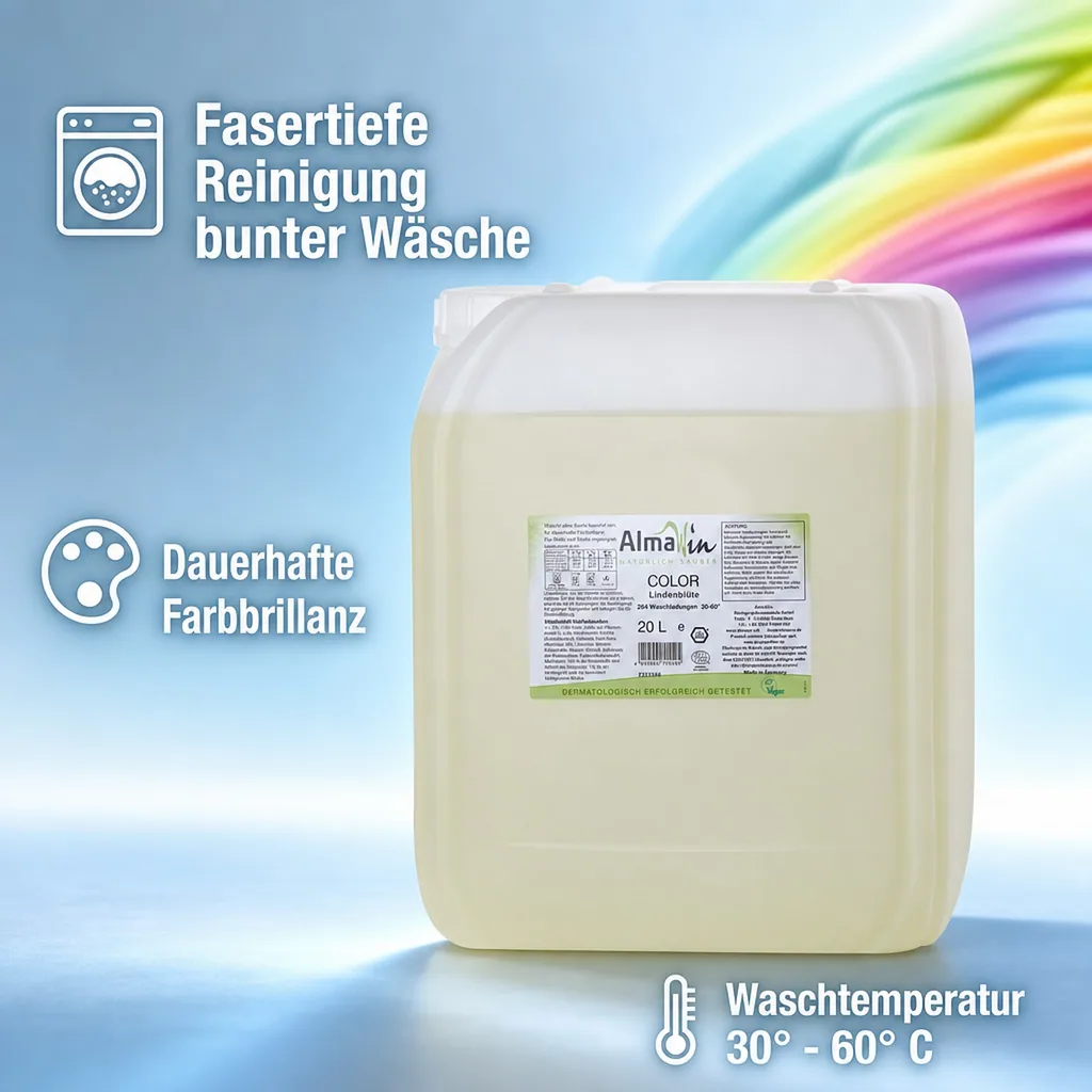 ALMAWIN Color Flüssigwaschmittel 20 Liter
