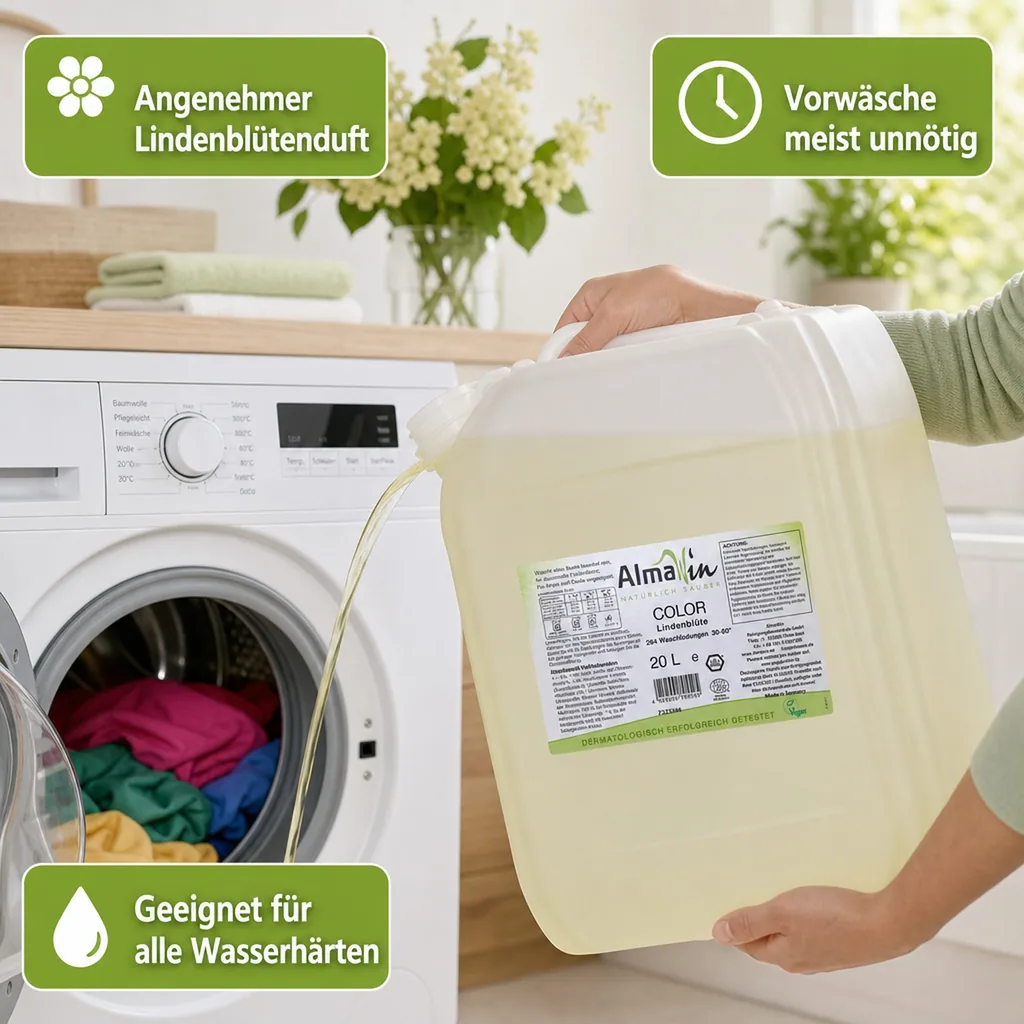 ALMAWIN Color Flüssigwaschmittel 20 Liter