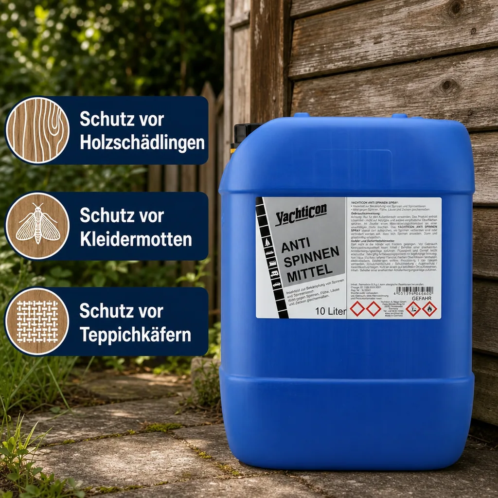 YACHTICON Anti Spinnen Mittel 10 Liter Kanister