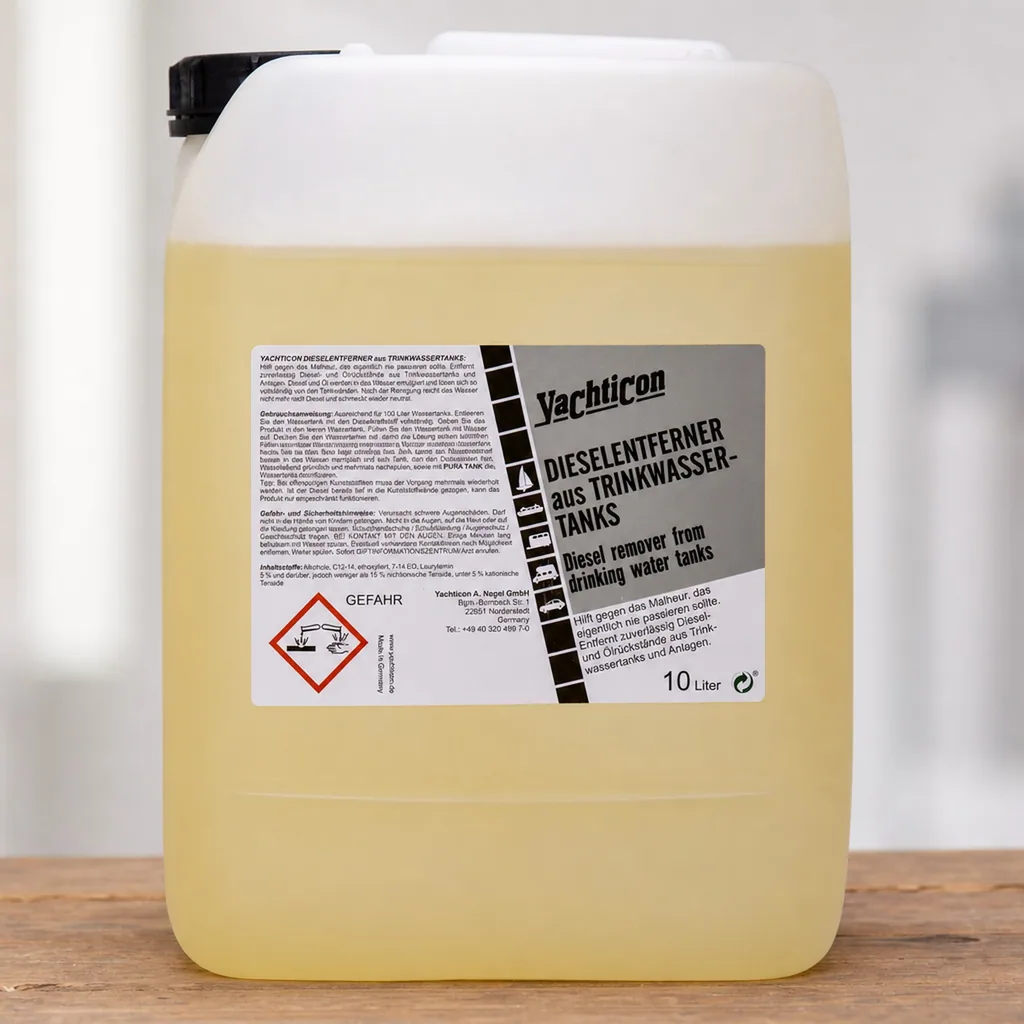 YACHTICON Dieselentferner 10 Liter für Trinkwassertanks