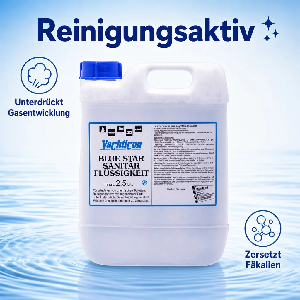 YACHTICON Blue Star Sanitärflüssigkeit 2,5 Liter