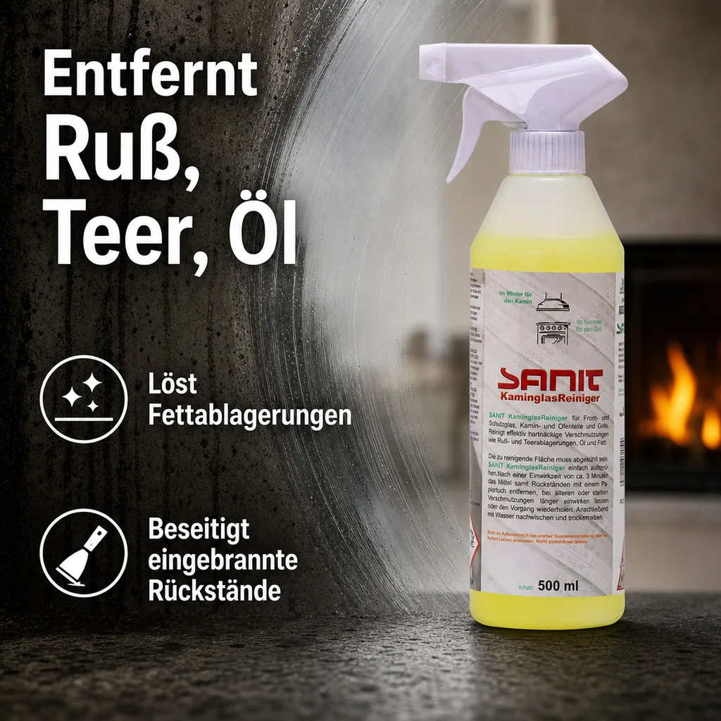 SANIT Kaminglasreiniger 500 ml