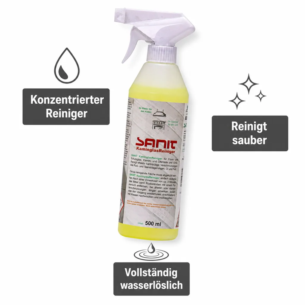 SANIT Kaminglasreiniger 500 ml