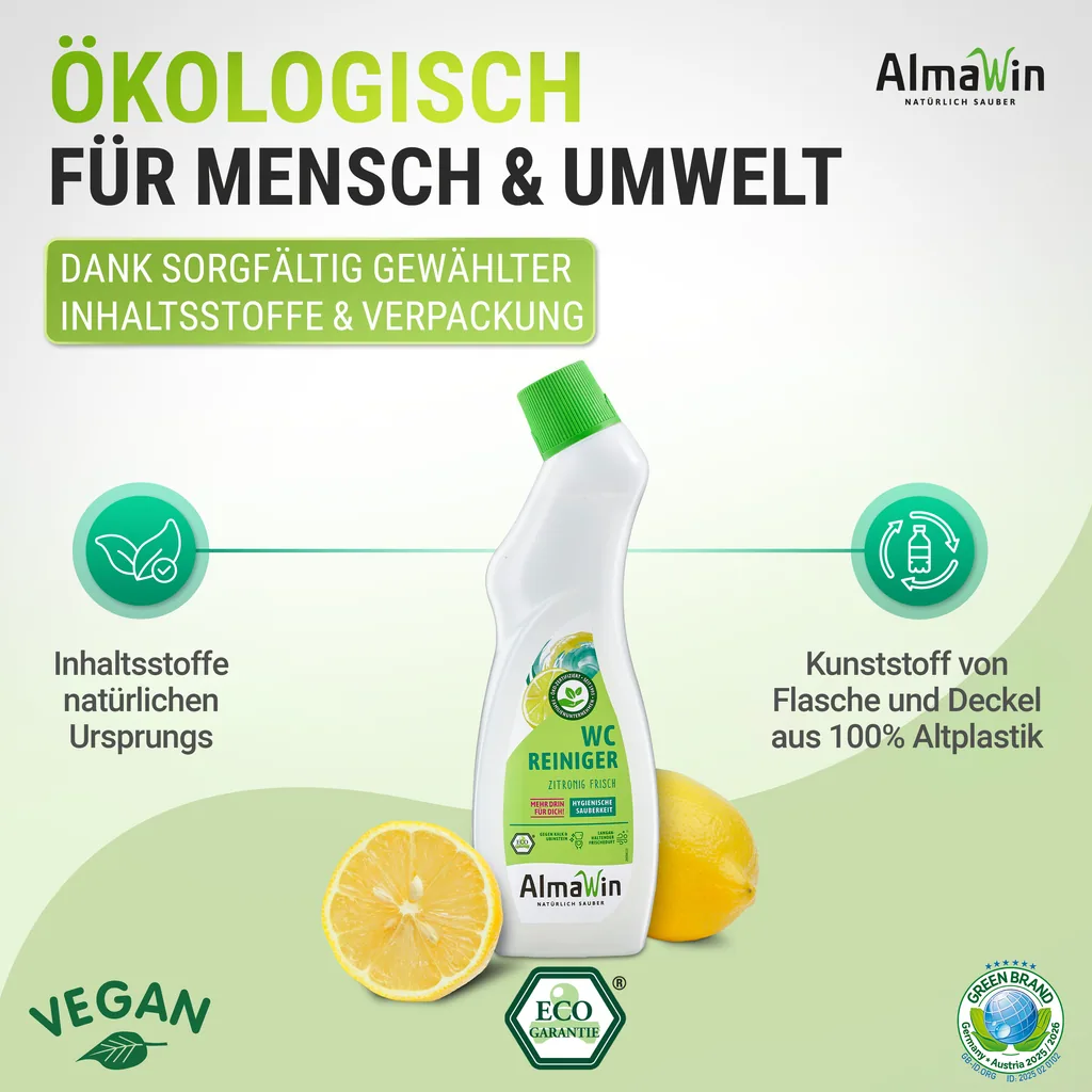 ALMAWIN WC Reiniger 750 ml zitronig frisch