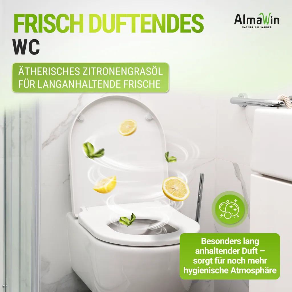 ALMAWIN WC Reiniger 750 ml zitronig frisch