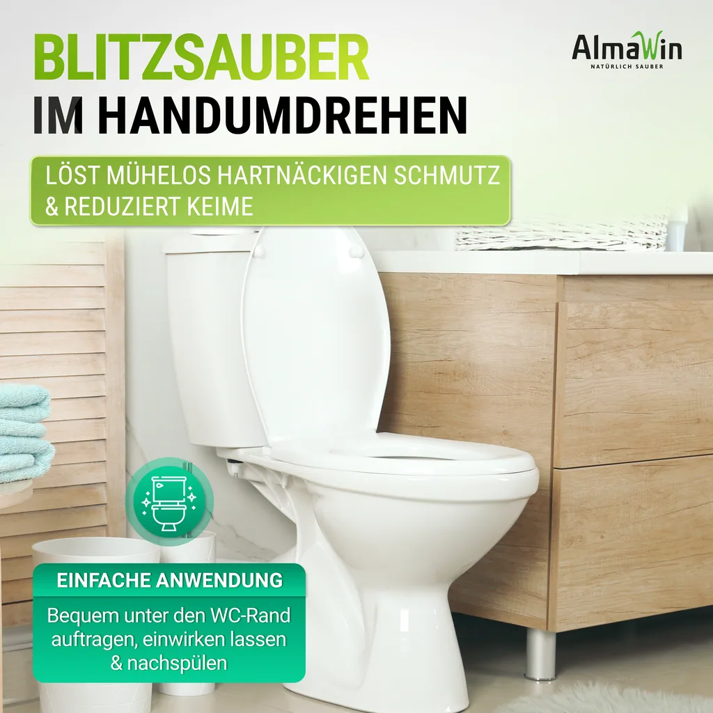 ALMAWIN WC Reiniger 750 ml zitronig frisch
